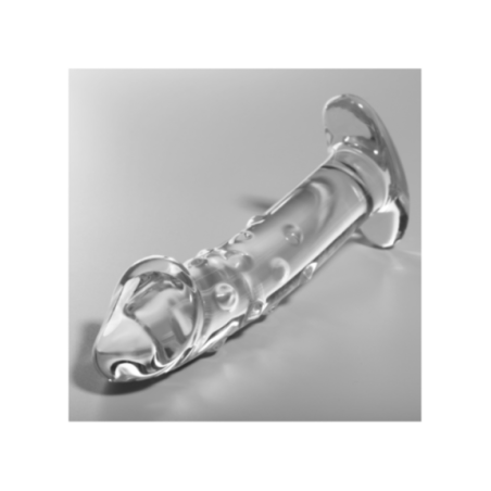 NEBULA SERIES BY IBIZA - MODELLO 19 DILDO IN VETRO BOROSILICATO TRASPARENTE 18