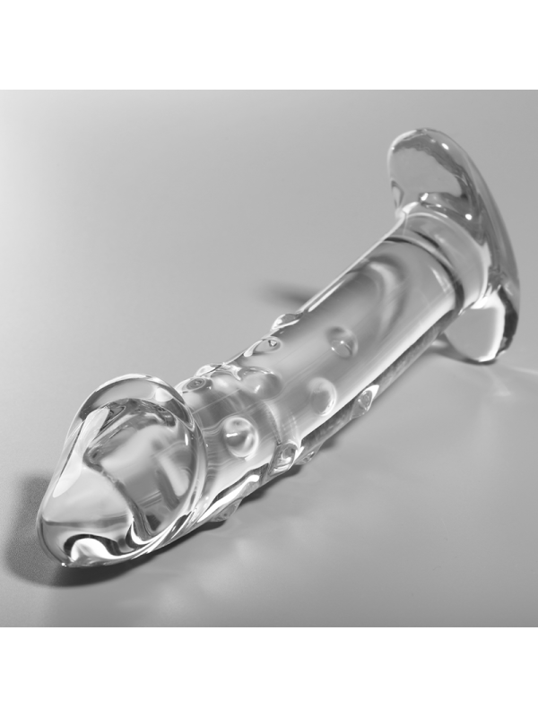 NEBULA SERIES BY IBIZA - MODELLO 19 DILDO IN VETRO BOROSILICATO TRASPARENTE 18