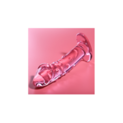 NEBULA SERIES BY IBIZA - MODELLO 19 DILDO IN VETRO BOROSILICATO ROSA 18