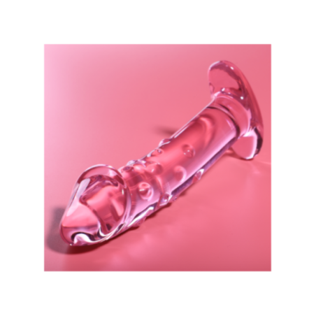 NEBULA SERIES BY IBIZA - MODELLO 19 DILDO IN VETRO BOROSILICATO ROSA 18