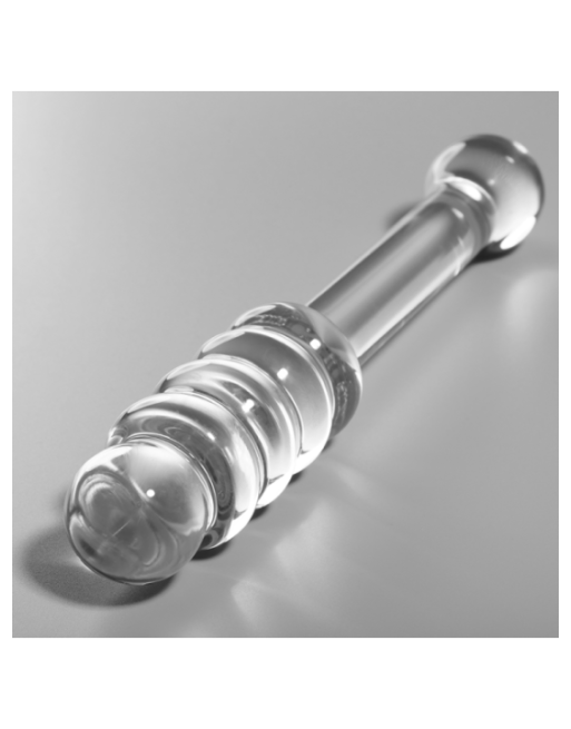 NEBULA SERIES BY IBIZA - MODELLO 20 DILDO IN VETRO BOROSILICATO TRASPARENTE 20