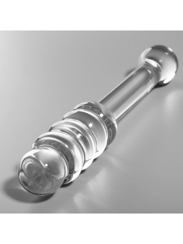 NEBULA SERIES BY IBIZA - MODELLO 20 DILDO IN VETRO BOROSILICATO TRASPARENTE 20