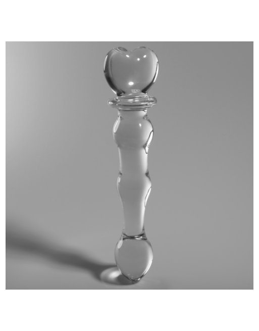 NEBULA SERIES BY IBIZA - MODELLO 21 DILDO IN VETRO BOROSILICATO TRASPARENTE 20
