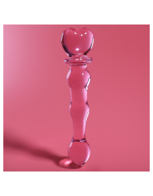 NEBULA SERIES BY IBIZA - MODELLO 21 DILDO IN VETRO BOROSILICATO ROSA 20