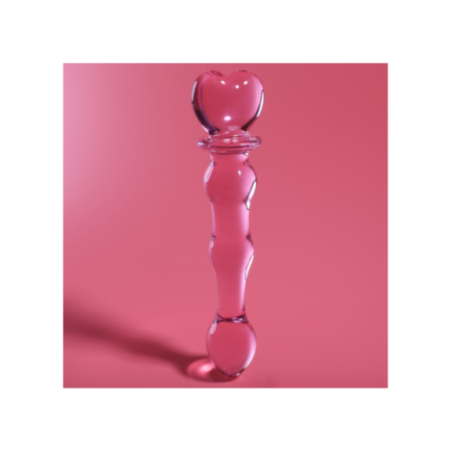 NEBULA SERIES BY IBIZA - MODELLO 21 DILDO IN VETRO BOROSILICATO ROSA 20