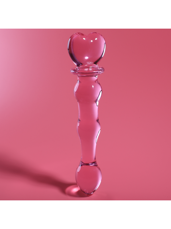 NEBULA SERIES BY IBIZA - MODELLO 21 DILDO IN VETRO BOROSILICATO ROSA 20