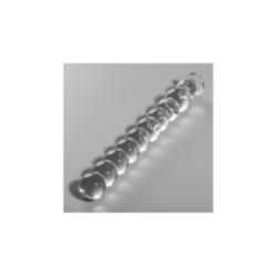 NEBULA SERIES BY IBIZA - MODELLO 22 DILDO IN VETRO BOROSILICATO TRASPARENTE 21