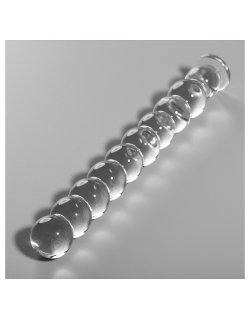 NEBULA SERIES BY IBIZA - MODELLO 22 DILDO IN VETRO BOROSILICATO TRASPARENTE 21