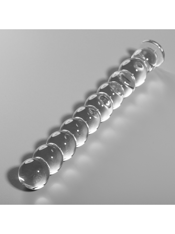 NEBULA SERIES BY IBIZA - MODELLO 22 DILDO IN VETRO BOROSILICATO TRASPARENTE 21