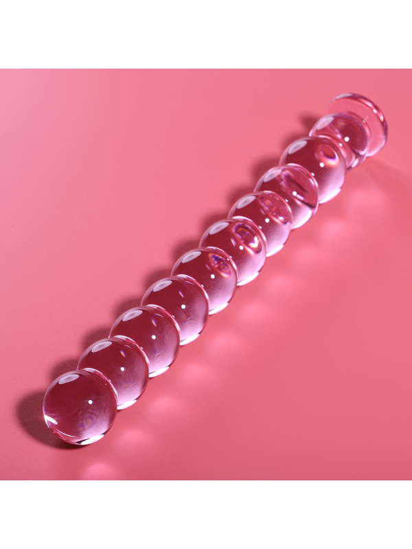 NEBULA SERIES BY IBIZA - MODELLO 22 DILDO IN VETRO BOROSILICATO ROSA 21