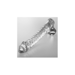 NEBULA SERIES BY IBIZA - MODELLO 23 DILDO IN VETRO BOROSILICATO TRASPARENTE 21