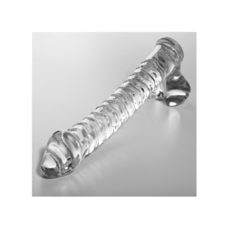 NEBULA SERIES BY IBIZA - MODELLO 23 DILDO IN VETRO BOROSILICATO TRASPARENTE 21