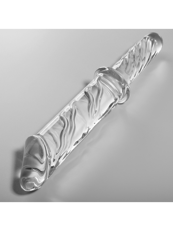 NEBULA SERIES BY IBIZA - MODELLO 24 DILDO IN VETRO BOROSILICATO TRASPARENTE 28