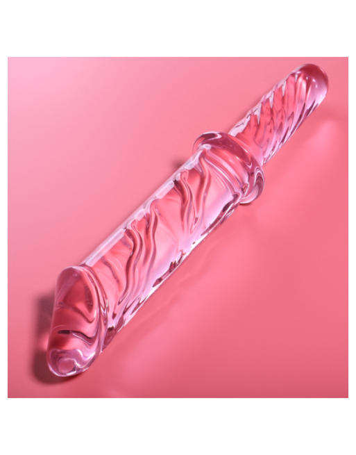 NEBULA SERIES BY IBIZA - MODELLO 24 DILDO IN VETRO BOROSILICATO ROSA 28