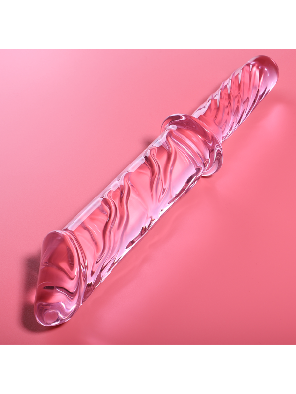 NEBULA SERIES BY IBIZA - MODELLO 24 DILDO IN VETRO BOROSILICATO ROSA 28