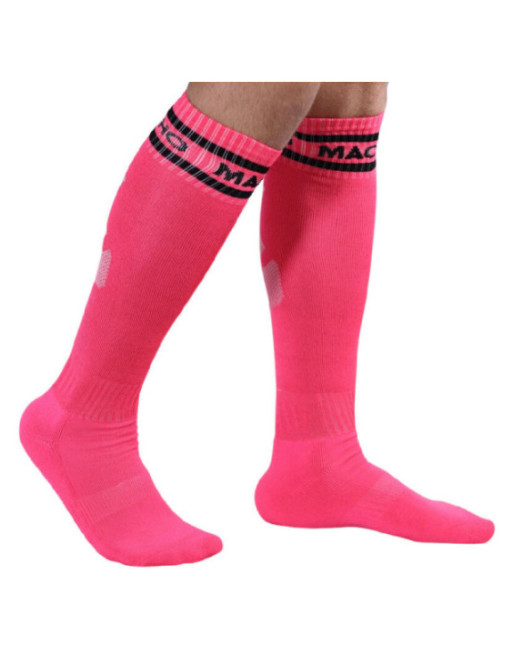 MACHO - CALZE LUNGHE TAGLIA UNICA ROSA