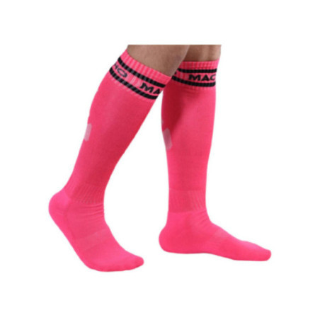 MACHO - CALZE LUNGHE TAGLIA UNICA ROSA