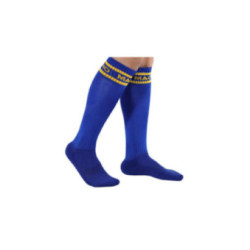 MACHO - CALZINO LUNGO TAGLIA UNICA BLU