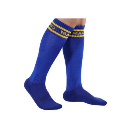 MACHO - CALZINO LUNGO TAGLIA UNICA BLU