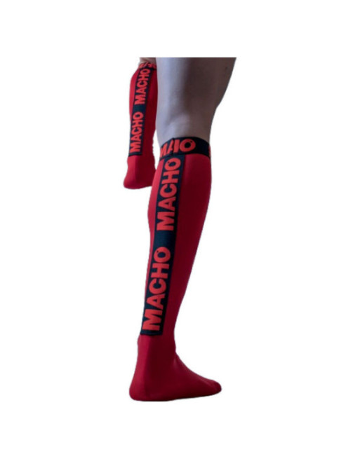 MACHO - CALZINI SOTTILI TAGLIA UNICA ROSSO