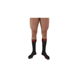 MACHO - CALZINI SOTTILI TAGLIA UNICA NERO/ROSSO
