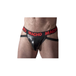 MACHO - MX25RC JOCK ROSSO PELLE S