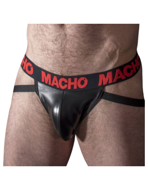 MACHO - MX25RC JOCK ROSSO PELLE S
