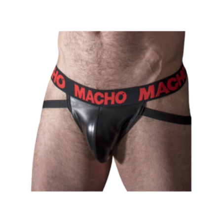 MACHO - MX25RC JOCK ROSSO PELLE L
