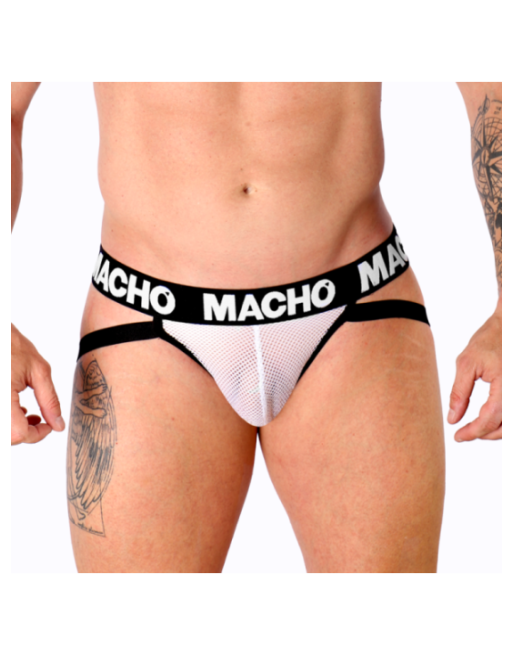 MACHO - MX26X1 JOCK GRID BIANCO M