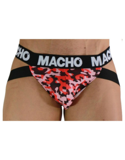 MACHO - MX28MR JOCK MILITARE ROSSO XL