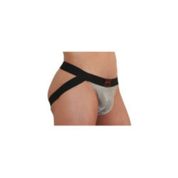 BURN - 001 JOCK BEIGE LUCIDO / NERO L