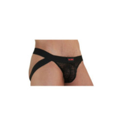 BURN - 005 JOCK LINGERIE NERO M