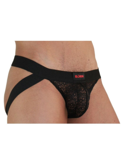 BURN - 005 JOCK LINGERIE NERO XL