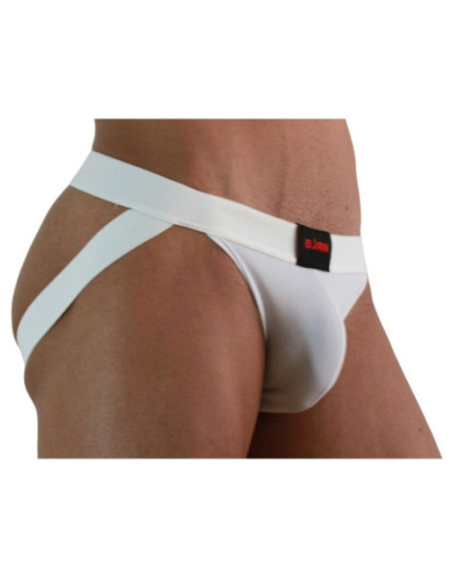 BURN - 007 JOCK LYCRA BIANCO XL