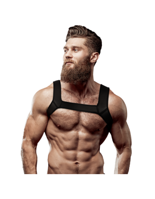 FETISH SUBMISSIVE ATTITUDINE - IMBRACATURA PER IL PETTO IN NEOPRENE PER UOMINI TAGLIA M