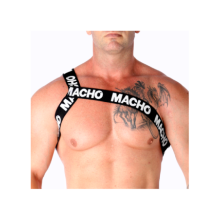 MACHO - PETTORINA ROMANA BIANCA L/XL