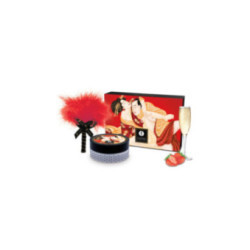 SHUNGA - KIT POLVERE DA MASSAGGIO COMMESTIBILE ALLA FRAGOLA