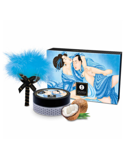 SHUNGA - KIT POLVERE DA MASSAGGIO AL COCCO ALIMENTARE