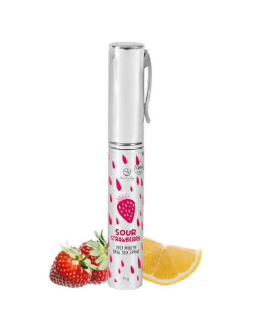 SECRETPLAY - SPRAY PER IL SESSO ORALE ALLA FRAGOLA ACIDA