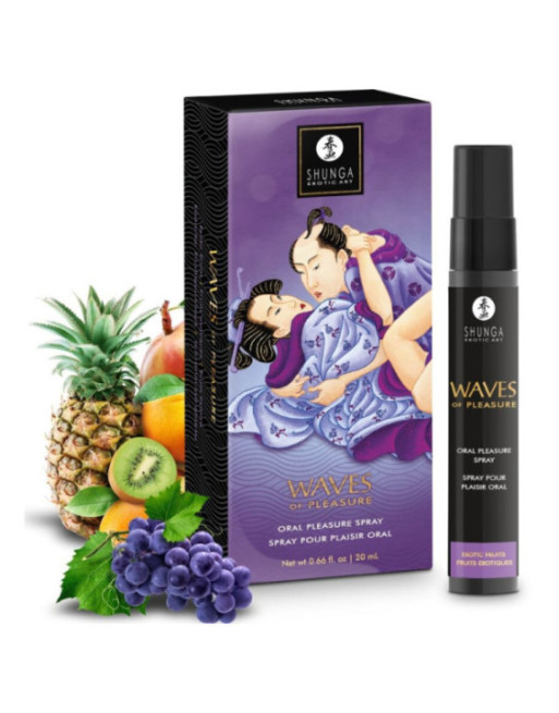SHUNGA - WAVES PLEASURE SPRAY ORALE SEDUCENTE FRUTTI ESOTICI 20 ML