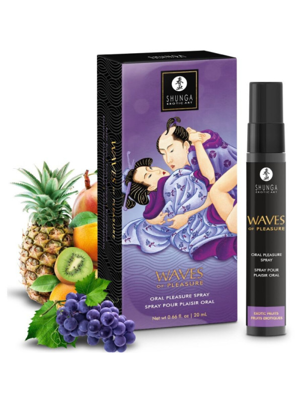 SHUNGA - WAVES PLEASURE SPRAY ORALE SEDUCENTE FRUTTI ESOTICI 20 ML