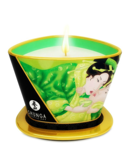 Candela Erotica da Massaggio Shunga Tè Verde 170 ml