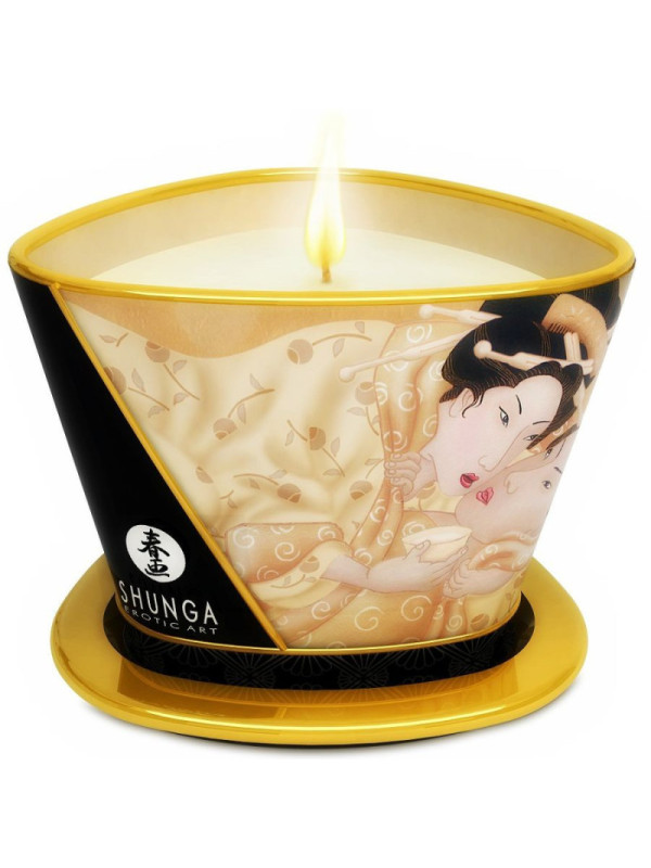 Candela Erotica da Massaggio Shunga alla Vaniglia 170 ml