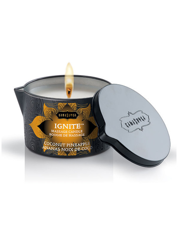 KAMASUTRA - CANDELA DA MASSAGGIO COCCO E ANANAS 170GR