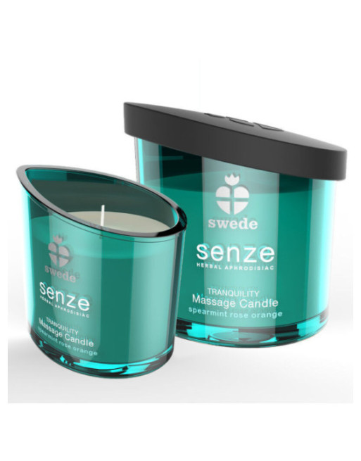 SWEDE - CANDELA DA MASSAGGIO SWEEDE SENZE TRANQUILITY - MENTA, ROSA, ARANCIA