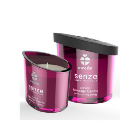SWEDE - CANDELA DA MASSAGGIO ESTATICO SENZE - GELSOMINO, YLANG YLANG