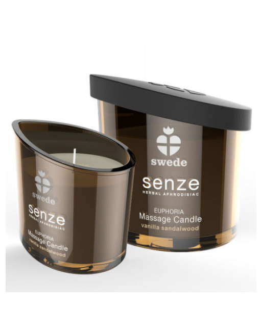 SWEDE - CANDELA DA MASSAGGIO SENZE EUPHORIA - VANIGLIA, LEGNO DI SANDALO