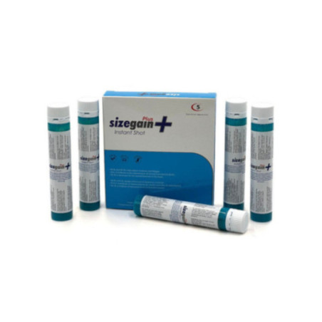 500 COSMETICS - SIZEGAIN PLUS INSTANT SHOT MALE ENERGIZER 5 UNITS