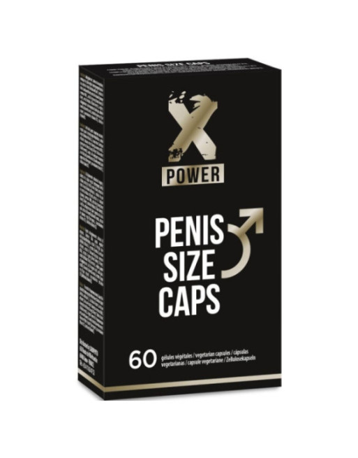 XPOWER - CAPSULE PER INGRANAGGI DEL PENE PER EREZIONI MIGLIORATE 60 CAPSULE