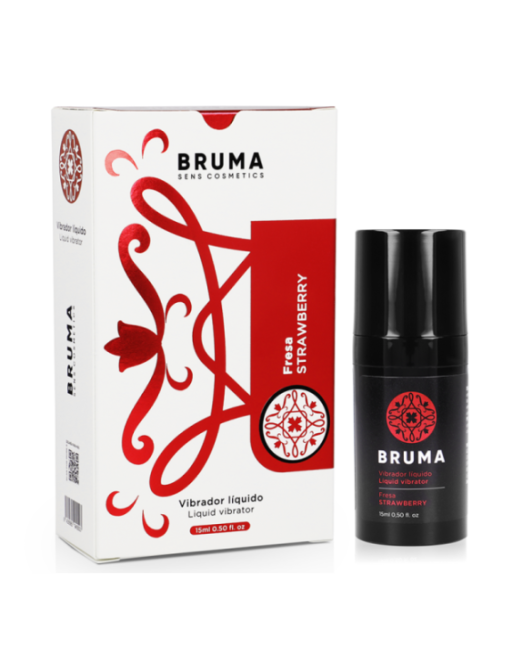 BRUMA - VIBRATORE LIQUIDO ULTRA SCORREVOLE FRAGOLA 15 ML